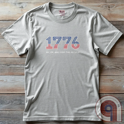 Celebrate the birth of American freedom with this bold 1776 patriotic t-shirt, inspired by the American Revolution and the fearless resolve of the Founding Fathers. Featuring a powerful design rooted in the principles of liberty, self-governance, and independence, this shirt is more than just apparel—it’s a statement of defiance, pride, and unwavering patriotism. Perfect for history lovers, constitutionalists, and freedom fighters who know liberty isn’t granted; it’s fought for. Wear it boldly. Color: Ash