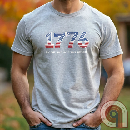 Celebrate the birth of American freedom with this bold 1776 patriotic t-shirt, inspired by the American Revolution and the fearless resolve of the Founding Fathers. Featuring a powerful design rooted in the principles of liberty, self-governance, and independence, this shirt is more than just apparel—it’s a statement of defiance, pride, and unwavering patriotism. Perfect for history lovers, constitutionalists, and freedom fighters who know liberty isn’t granted; it’s fought for. Wear it boldly. Color:Ash2