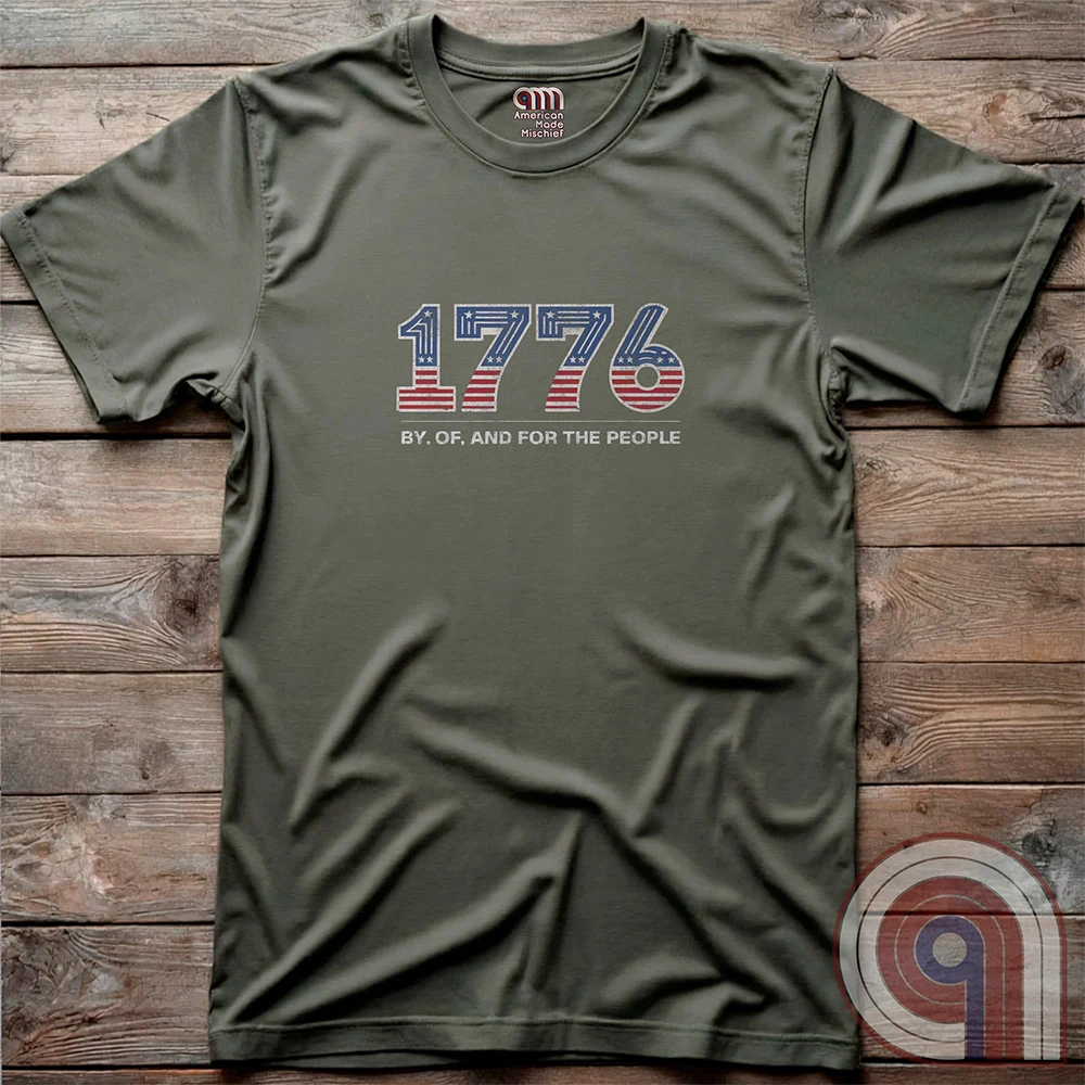 Celebrate the birth of American freedom with this bold 1776 patriotic t-shirt, inspired by the American Revolution and the fearless resolve of the Founding Fathers. Featuring a powerful design rooted in the principles of liberty, self-governance, and independence, this shirt is more than just apparel—it’s a statement of defiance, pride, and unwavering patriotism. Perfect for history lovers, constitutionalists, and freedom fighters who know liberty isn’t granted; it’s fought for. Wear it boldly. Color:Green