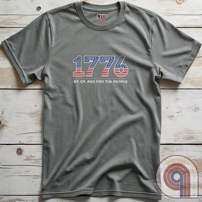 Celebrate the birth of American freedom with this bold 1776 patriotic t-shirt, inspired by the American Revolution and the fearless resolve of the Founding Fathers. Featuring a powerful design rooted in the principles of liberty, self-governance, and independence, this shirt is more than just apparel—it’s a statement of defiance, pride, and unwavering patriotism. Perfect for history lovers, constitutionalists, and freedom fighters who know liberty isn’t granted; it’s fought for. Wear it boldly. Color:Grey