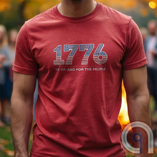 Celebrate the birth of American freedom with this bold 1776 patriotic t-shirt, inspired by the American Revolution and the fearless resolve of the Founding Fathers. Featuring a powerful design rooted in the principles of liberty, self-governance, and independence, this shirt is more than just apparel—it’s a statement of defiance, pride, and unwavering patriotism. Perfect for history lovers, constitutionalists, and freedom fighters who know liberty isn’t granted; it’s fought for. Wear it boldly. Color: Red2