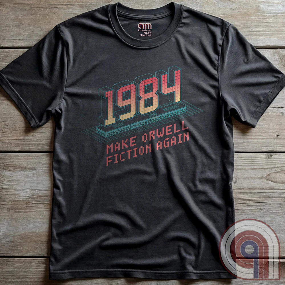 The war on truth rages on. This bold 1984 Digital Surveillance t-shirt exposes the chilling grip of deep-state manipulation through government-media propaganda, surveillance states, and ideological control. Perfect for those who refuse to be gaslit by shifting narratives and forced compliance, this shirt speaks for the silent, the censored, & the fearless. Wear this as a symbol of defiance—because the battle for reality has begun. In a world of deceit, telling the truth is the most radical act. Color: Char