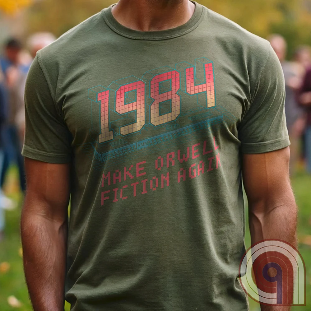 The war on truth rages on. This bold 1984 Digital Surveillance t-shirt exposes the chilling grip of deep-state manipulation through government-media propaganda, surveillance states, and ideological control. Perfect for those who refuse to be gaslit by shifting narratives and forced compliance, this shirt speaks for the silent, the censored, & the fearless. Wear this as a symbol of defiance—because the battle for reality has begun. In a world of deceit, telling the truth is the most radical act. Color: Grn2