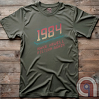 The war on truth rages on. This bold 1984 Digital Surveillance t-shirt exposes the chilling grip of deep-state manipulation through government-media propaganda, surveillance states, and ideological control. Perfect for those who refuse to be gaslit by shifting narratives and forced compliance, this shirt speaks for the silent, the censored, & the fearless. Wear this as a symbol of defiance—because the battle for reality has begun. In a world of deceit, telling the truth is the most radical act. Color: Grn