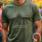 Freedom isn’t given, it’s defended. This ‘It’s a Beautiful Day to Uphold the Constitution’ t-shirt makes it clear—you’re armed, awake, & ready. Featuring an AR-15 against the rising sun, this pro-2A tee is for those who refuse to kneel to gun-grabbers, bureaucrats, or spineless politicians. Wear this bold firearm shirt as a warning: The 2nd Amendment isn’t up for debate. Patriots stand, cowards beg. Choose your side, make your statement, & remind the world why we will never surrender our rights;Color:Green2