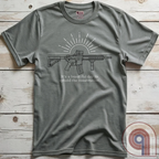 Freedom isn’t given, it’s defended. This ‘It’s a Beautiful Day to Uphold the Constitution’ t-shirt makes it clear—you’re armed, awake, & ready. Featuring an AR-15 against the rising sun, this pro-2A tee is for those who refuse to kneel to gun-grabbers, bureaucrats, or spineless politicians. Wear this bold firearm shirt as a warning: The 2nd Amendment isn’t up for debate. Patriots stand, cowards beg. Choose your side, make your statement, & remind the world why we will never surrender our rights;Color:Grey