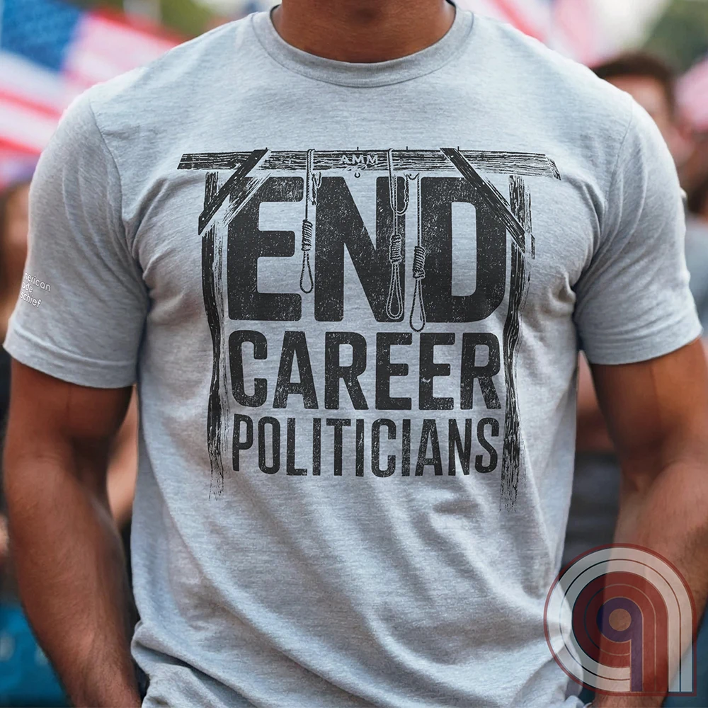 The modern political system was never meant to produce a permanent ruling class, yet here we are—decades deep into career politicians who answer to nothing and fear no consequence. Public service has turned into lifetime entitlement, and accountability quietly left the building. This anti-establishment tee taps into the frustration with a system that protects its own while consequences vanish. Power unchecked doesn’t stay that way forever. For those who believe the rules apply to everyone… eventually.
Ash