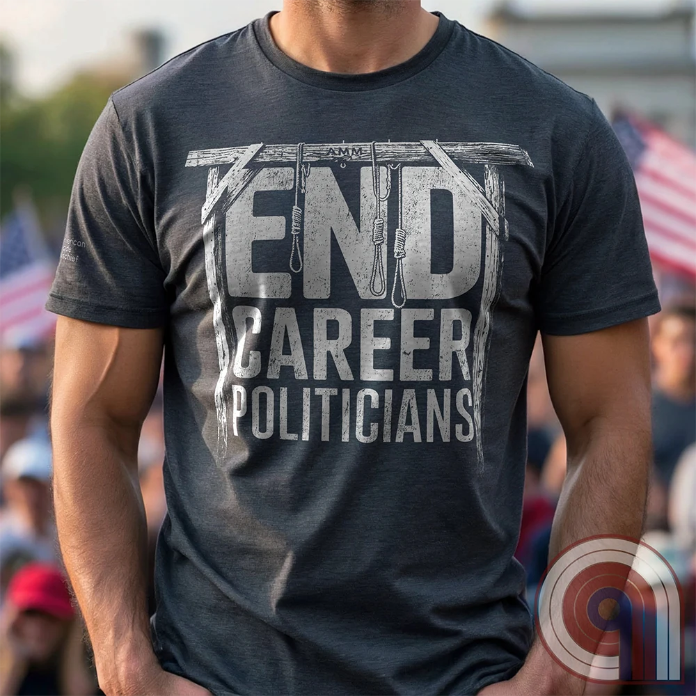 The modern political system was never meant to produce a permanent ruling class, yet here we are—decades deep into career politicians who answer to nothing and fear no consequence. Public service has turned into lifetime entitlement, and accountability quietly left the building. This anti-establishment tee taps into the frustration with a system that protects its own while consequences vanish. Power unchecked doesn’t stay that way forever. For those who believe the rules apply to everyone… eventually.
Charc