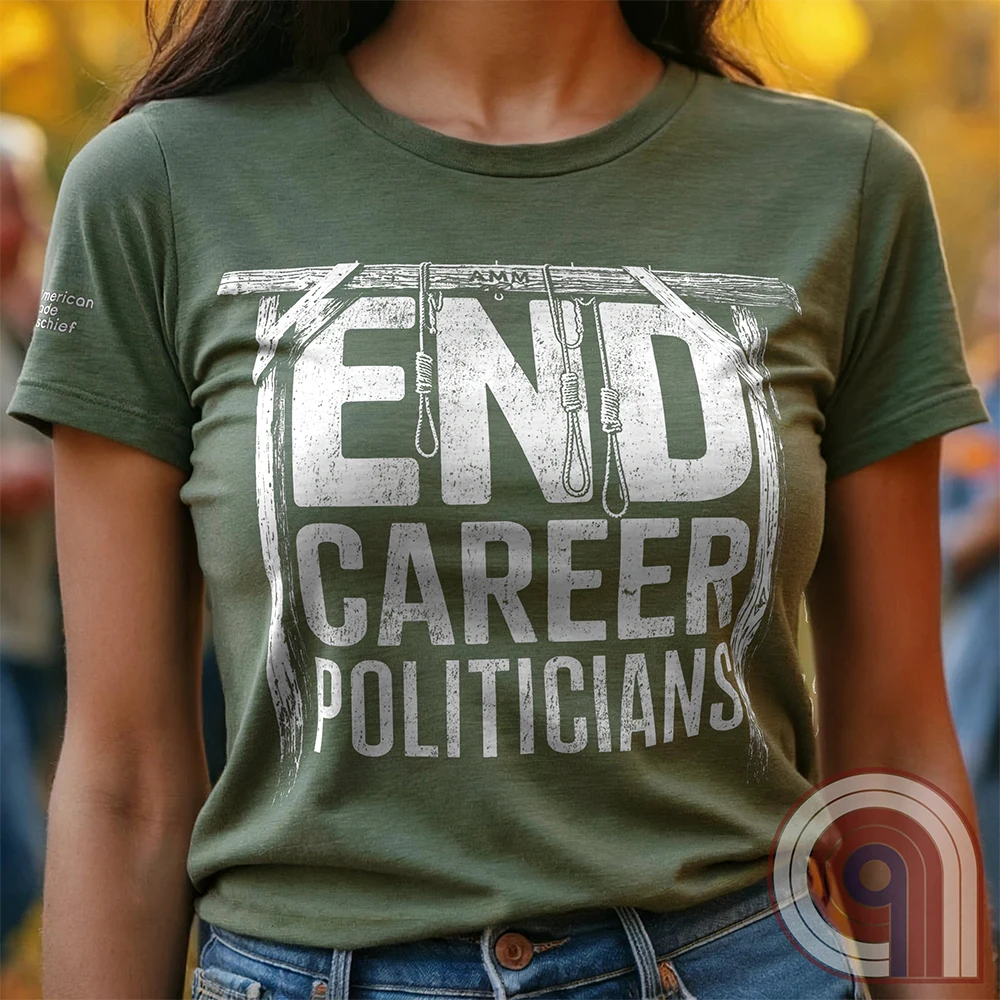 The modern political system was never meant to produce a permanent ruling class, yet here we are—decades deep into career politicians who answer to nothing and fear no consequence. Public service has turned into lifetime entitlement, and accountability quietly left the building. This anti-establishment tee taps into the frustration with a system that protects its own while consequences vanish. Power unchecked doesn’t stay that way forever. For those who believe the rules apply to everyone… eventually.
Green