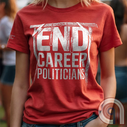 The modern political system was never meant to produce a permanent ruling class, yet here we are—decades deep into career politicians who answer to nothing and fear no consequence. Public service has turned into lifetime entitlement, and accountability quietly left the building. This anti-establishment tee taps into the frustration with a system that protects its own while consequences vanish. Power unchecked doesn’t stay that way forever. For those who believe the rules apply to everyone… eventually.
Red