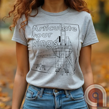 Showcase American air superiority! F-14 Tomcat blueprint t-shirt! A detailed fighter jet schematic, this military aviation apparel is perfect for Top Gun fans, aviation history buffs, and naval aviators. Designed for military supporters and Air Force enthusiasts, this fighter jet tee celebrates the American innovation in aircraft. For any fan of naval aviation, the Navy, or the iconic Highway to the Danger Zone, this naval fighter tee is a must for patriots who respect firepower and freedom. Color: Ash
