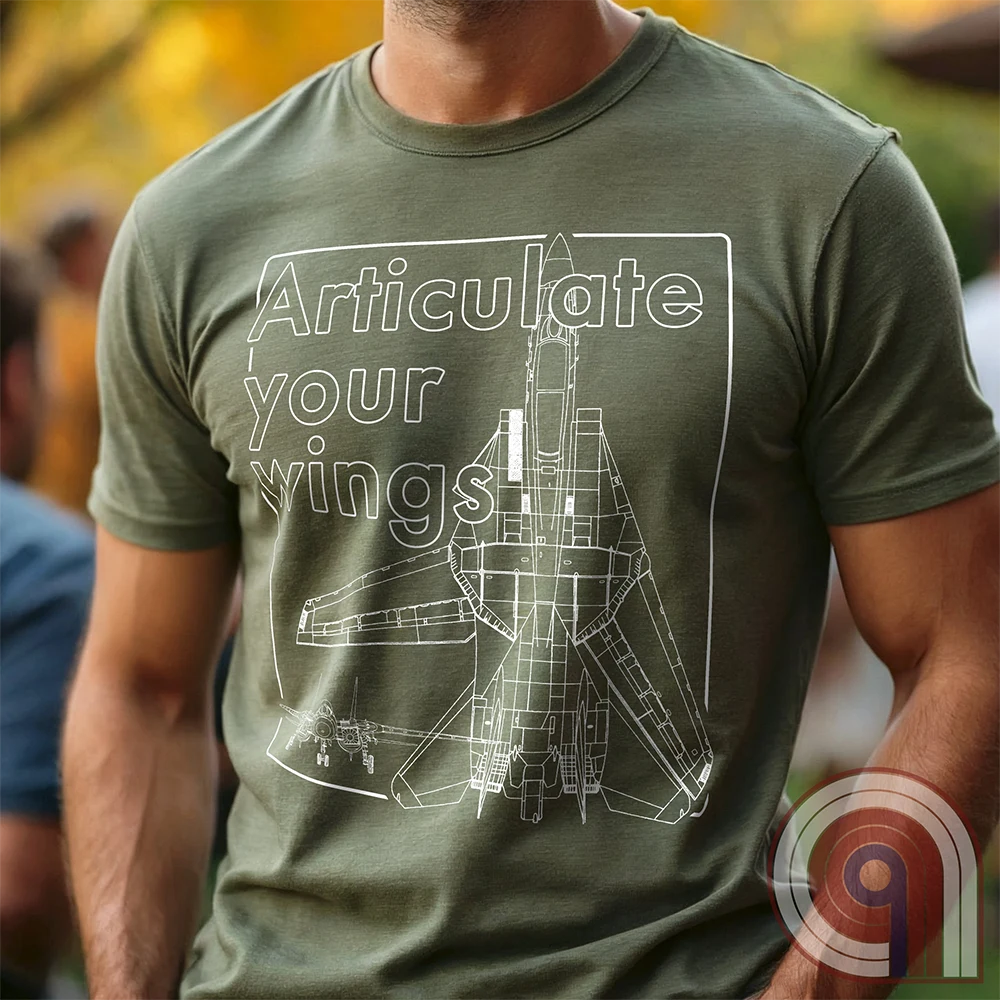 Showcase American air superiority! F-14 Tomcat blueprint t-shirt! A detailed fighter jet schematic, this military aviation apparel is perfect for Top Gun fans, aviation history buffs, and naval aviators. Designed for military supporters and Air Force enthusiasts, this fighter jet tee celebrates the American innovation in aircraft. For any fan of naval aviation, the Navy, or the iconic Highway to the Danger Zone, this naval fighter tee is a must for patriots who respect firepower and freedom. Color: Green