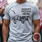 The modern-day justice system is slow, and often ineffective. It’s bureaucratic, it’s political, it’s complicated, and frequently incomplete. The practical imagination naturally wanders toward simpler, more decisive permanent outcomes. This dark humor satire tee celebrates frontier justice, where predators never get the chance to reoffend and the innocent don't live in fear. Hardcore graphic apparel for fans of edgy comedy, rebellious humor, and bold statement tees that refuse to apologize. Ash on male