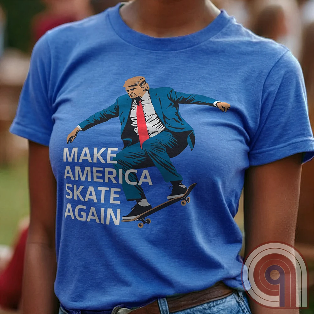 Make America SK8 Again - Trump SHREDDING T-Shirt