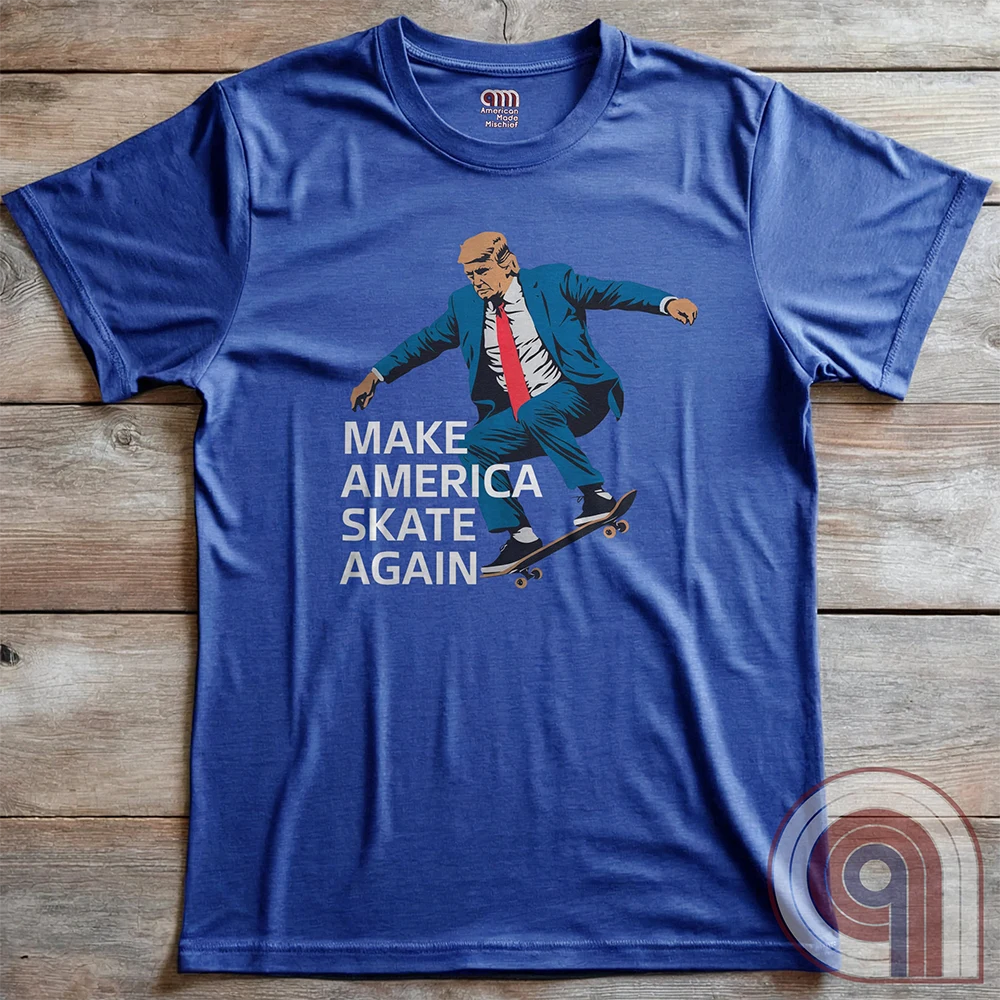 Make America SK8 Again - Trump SHREDDING T-Shirt