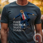 Make America SK8 Again - Trump SHREDDING T-Shirt
