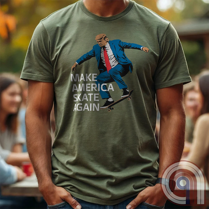 Make America SK8 Again - Trump SHREDDING Tee