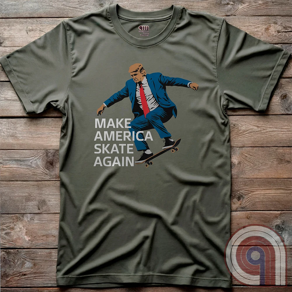 Make America SK8 Again - Trump SHREDDING Tee