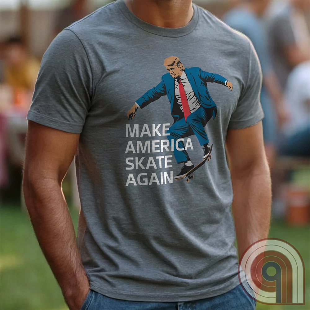 Make America SK8 Again - Trump SHREDDING T-Shirt