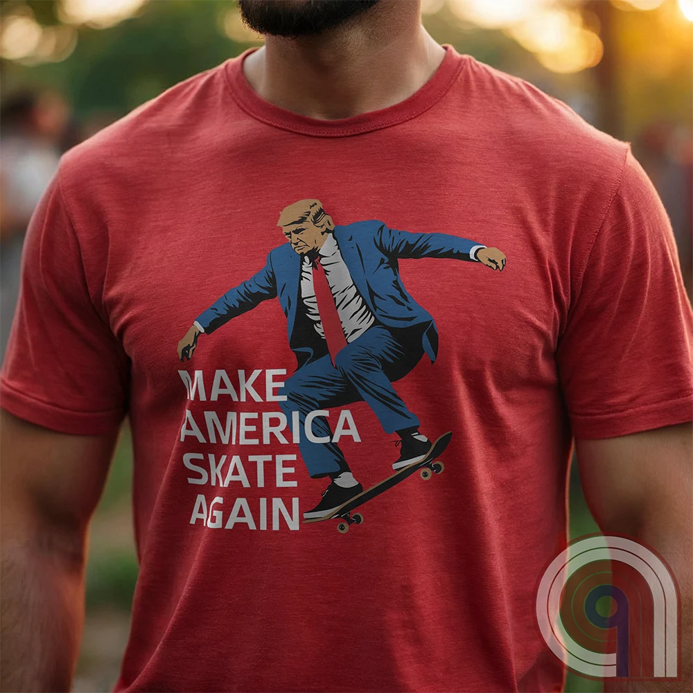 Make America SK8 Again - Trump SHREDDING T-Shirt