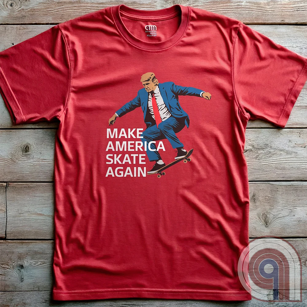 Make America SK8 Again - Trump SHREDDING Tee