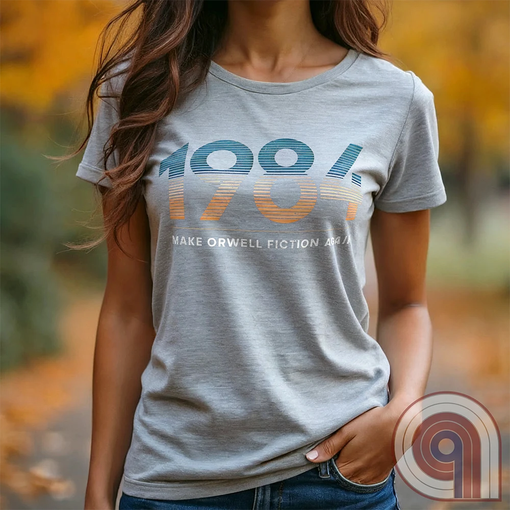 Censorship spreads like wildfire. This ‘Make Orwell Fiction Again’ t-shirt is for those who see past the lies and refuse to bow to the thought police. Featuring a powerful retro design, this shirt is a battle cry for free thinkers and speech warriors who defy controlled narratives. Because words are weapons and history is rewritten daily, this tee is the uniform of the resistance. Wear it and remind them that silence is complicity. The war on reality is waged in every headline and algorithm. Color: Ash