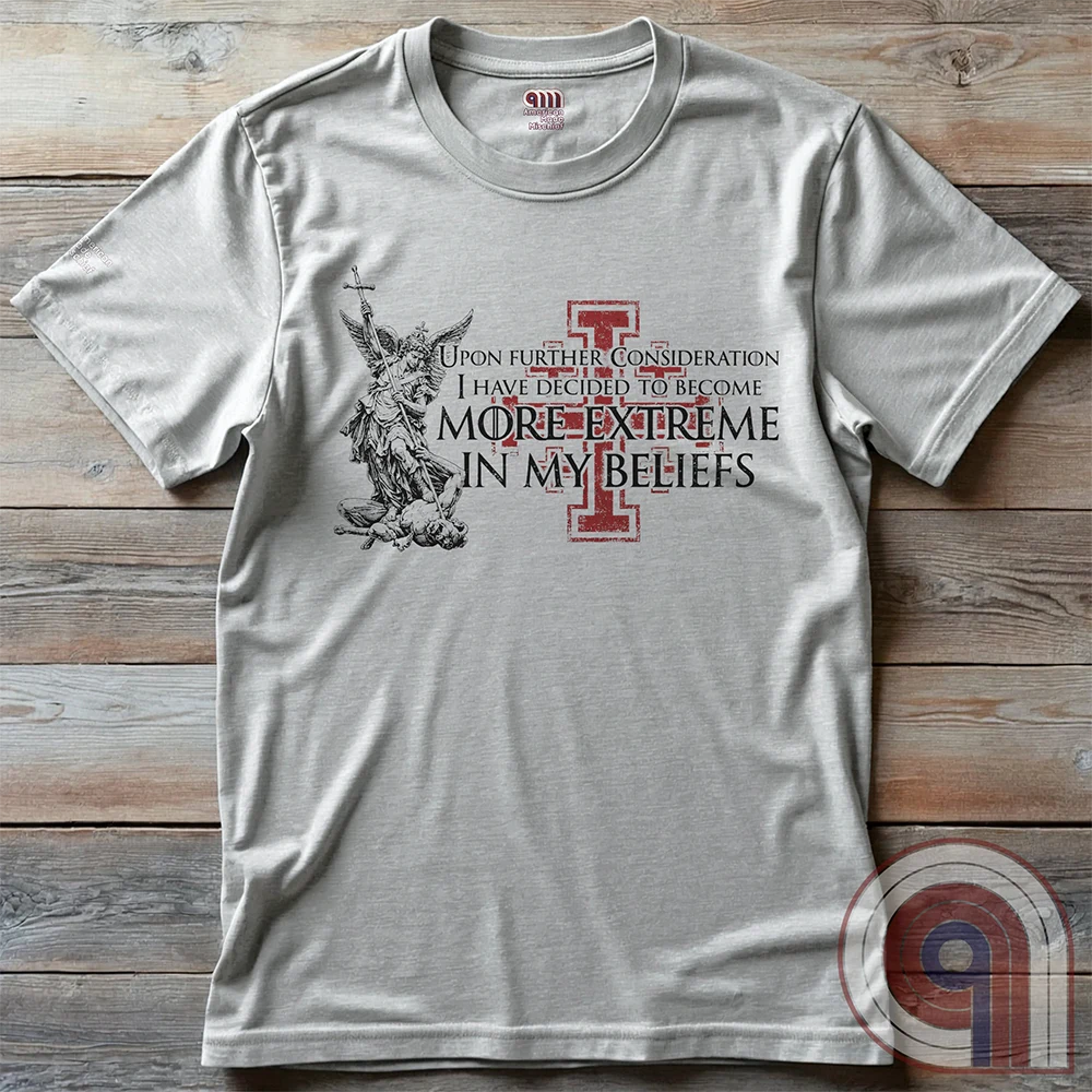 There’s a moment where you stop pretending everything is negotiable. Where belief stops bending and starts locking in. This statement tee lives in that space—where principles aren’t softened, conviction isn’t filtered, and compromise stops being the default. Not emotional. Not reactive. Just settled. Built for those who’ve drawn the line, understand it, and have no interest in moving it for anyone.
Ash, flat, on wooden panel background