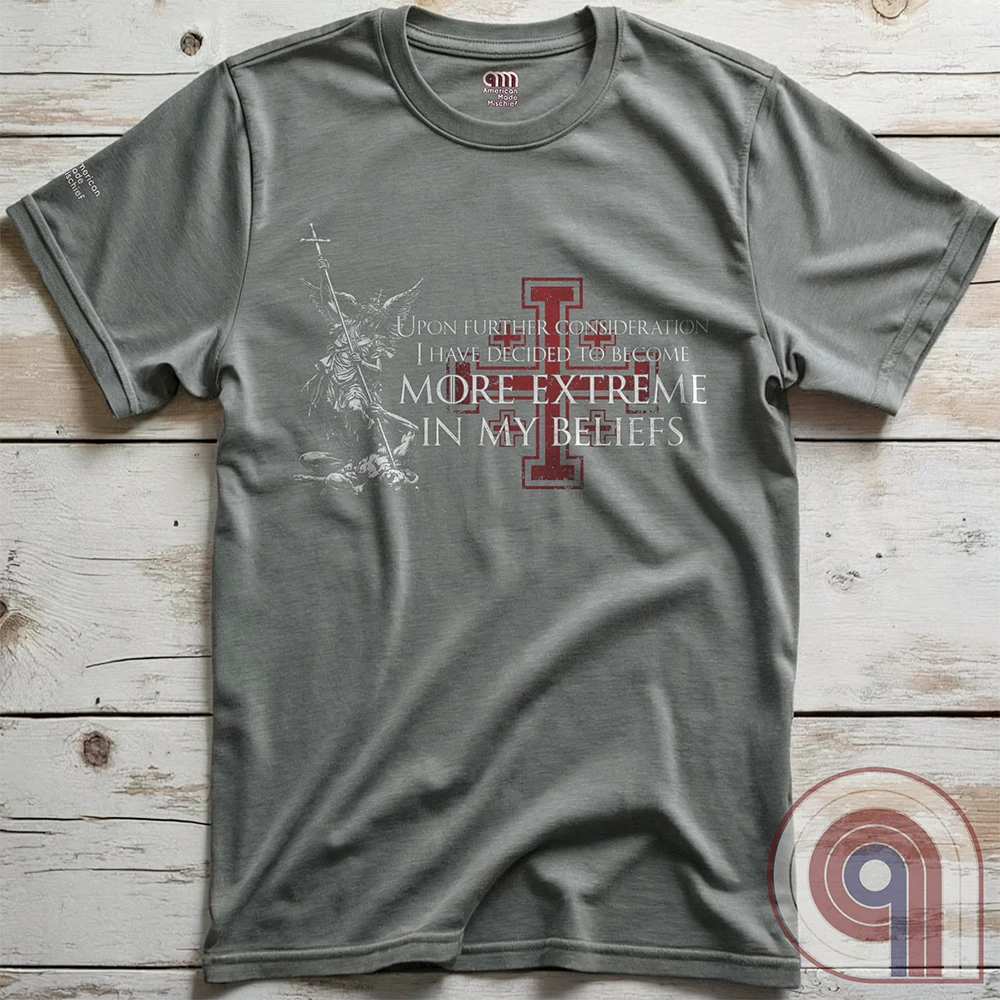 There’s a moment where you stop pretending everything is negotiable. Where belief stops bending and starts locking in. This statement tee lives in that space—where principles aren’t softened, conviction isn’t filtered, and compromise stops being the default. Not emotional. Not reactive. Just settled. Built for those who’ve drawn the line, understand it, and have no interest in moving it for anyone.
Grey, flat, on wooden panel background
