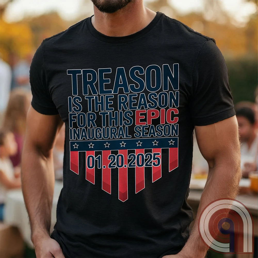 Stylish Patriotic Conservative Tee - Trump 2025 Inauguration Shirt Celebrating the Great Red Wave - Treason is the Reason for This Inaugural Season- Kick the Socialist Democrats to the Curb! Enough is enough- It’s Time to Make America Great Again!
Patriotic t-shirt;Conservative graphic tee;Political humor shirt;Pro-America clothing;political satire tee;USA-made patriotic apparel;Anti-establishment t-shirt;Free-thinker shirt;Patriotic clothing ;Red Wave;MAGA;Inauguration;libertarian;right-wing tee - Charcoal