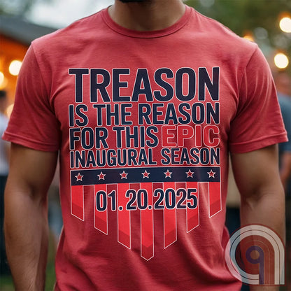 Stylish Patriotic Conservative Tee - Trump 2025 Inauguration Shirt Celebrating the Great Red Wave - Treason is the Reason for This Inaugural Season- Kick the Socialist Democrats to the Curb! Enough is enough- It’s Time to Make America Great Again!
Patriotic t-shirt;Conservative graphic tee;Political humor shirt;Pro-America clothing;political satire tee;USA-made patriotic apparel;Anti-establishment t-shirt;Free-thinker shirt;Patriotic clothing ;Red Wave;MAGA;Inauguration;libertarian;right-wing tee - Red