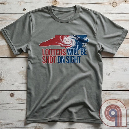 FAFO Tee - Conservative patriot t shirt with a stern take on our local “neighborhood watch”. Helene looters and thieves beware tee - Express your rights to self defense and to stand your ground! Look out for your community and help keep the streets safe during times of disaster.
FJB shirt; illegal immigration shirt; hurricane Helene; North Carolina Flood; WNC Flood; FEMA T shirt; FEMA Fail tee; Epic Fail shirt; 2A tee; humorous tee; stand your ground t shirt; self defense shirt; looter shirt - Grey