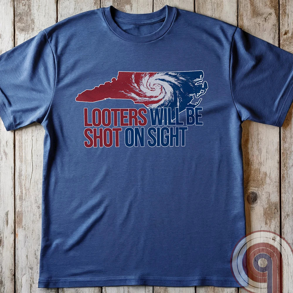 FAFO Tee - Conservative patriot t shirt with a stern take on our local “neighborhood watch”. Helene looters and thieves beware tee - Express your rights to self defense and to stand your ground! Look out for your community and help keep the streets safe during times of disaster.
FJB shirt; illegal immigration shirt; hurricane Helene; North Carolina Flood; WNC Flood; FEMA T shirt; FEMA Fail tee; Epic Fail shirt; 2A tee; humorous tee; stand your ground t shirt; self defense shirt; looter shirt - Blue