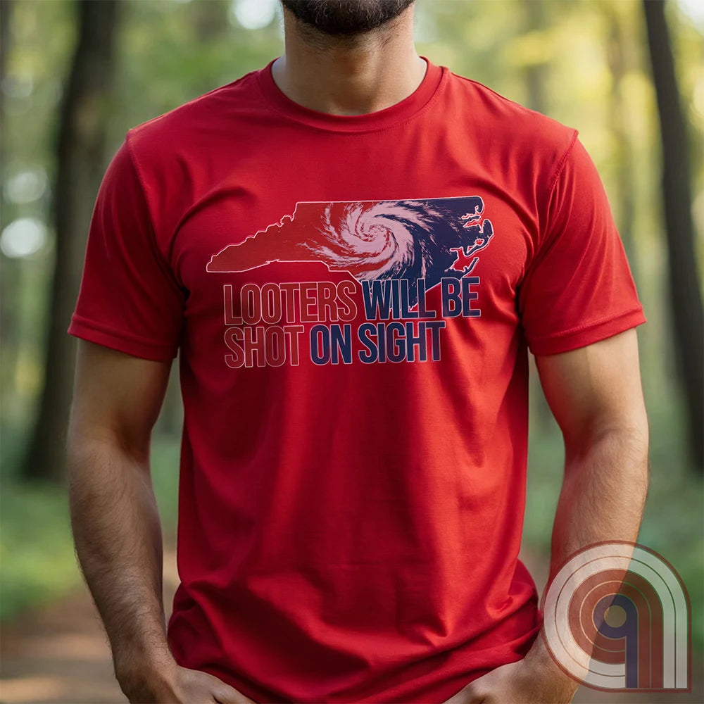 FAFO Tee - Conservative patriot t shirt with a stern take on our local “neighborhood watch”. Helene looters and thieves beware tee - Express your rights to self defense and to stand your ground! Look out for your community and help keep the streets safe during times of disaster.
FJB shirt; illegal immigration shirt; hurricane Helene; North Carolina Flood; WNC Flood; FEMA T shirt; FEMA Fail tee; Epic Fail shirt; 2A tee; humorous tee; stand your ground t shirt; self defense shirt; looter shirt - Red