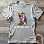 Funny historical Trump Tee - Donald Trump as Paul Revere Warning America About Leftists & Globalists. Show Defiance Against Tyranny with This Patriotic T Shirt and Help Spread The Message To Save America & Make America Great Again!
Trump shirt;Patriotic graphic tee;MAGA humor;Conservative political shirt;Paul Revere t shirt;Pro-America t-shirt;Unisex patriotic apparel;Political satire shirt;Revolutionary War shirt;USA-made conservative tee;Funny Trump tee;anti-Globalist shirt;Modern-day patriot - Ash