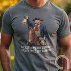 Funny historical Trump Tee - Donald Trump as Paul Revere Warning America About Leftists & Globalists. Show Defiance Against Tyranny with This Patriotic T Shirt and Help Spread The Message To Save America & Make America Great Again!
Trump shirt;Patriotic graphic tee;MAGA humor;Conservative political shirt;Paul Revere t shirt;Pro-America t-shirt;Unisex patriotic apparel;Political satire shirt;Revolutionary War shirt;USA-made conservative tee;Funny Trump tee;anti-Globalist shirt;Modern-day patriot - Grey