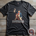 Funny historical Trump Tee - Donald Trump as Paul Revere Warning America About Leftists & Globalists. Show Defiance Against Tyranny with This Patriotic T Shirt and Help Spread The Message To Save America & Make America Great Again!
Trump shirt;Patriotic graphic tee;MAGA humor;Conservative political shirt;Paul Revere t shirt;Pro-America t-shirt;Unisex patriotic apparel;Political satire shirt;Revolutionary War shirt;USA-made conservative tee;Funny Trump tee;anti-Globalist shirt;Modern-day patriot - Charcoal