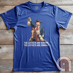 Funny historical Trump Tee - Donald Trump as Paul Revere Warning America About Leftists & Globalists. Show Defiance Against Tyranny with This Patriotic T Shirt and Help Spread The Message To Save America & Make America Great Again!
Trump shirt;Patriotic graphic tee;MAGA humor;Conservative political shirt;Paul Revere t shirt;Pro-America t-shirt;Unisex patriotic apparel;Political satire shirt;Revolutionary War shirt;USA-made conservative tee;Funny Trump tee;anti-Globalist shirt;Modern-day patriot - Blue
