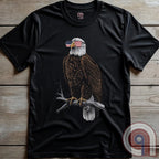 Declare your independence with this striking Pro USA t-shirt featuring America’s ultimate symbol of freedom—the bald eagle—sporting American flag sunglasses. It’s not just a patriotic tee—it’s a statement of strength, sovereignty, and pride. 
Bald eagle t-shirt;Patriotic eagle shirt;American flag sunglasses design;USA freedom shirt;Pro-America graphic tee;Unisex patriotic t-shirt;Eagle with American flag glasses shirt;Conservative values;July 4th eagle t-shirt;USA-made freedom apparel;MAGA;1776; - Charcoal
