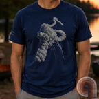 Challenger Explosion Cross Stitch NASA T-Shirt