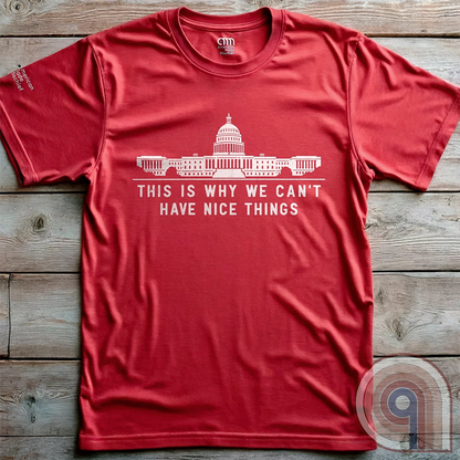 This is Why We Can't Have Nice Things - Calling Out Congress Tee