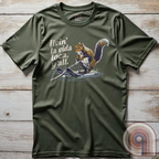 Livin' La Vida Loca Y'all - Skiing Squirrel T-Shirt