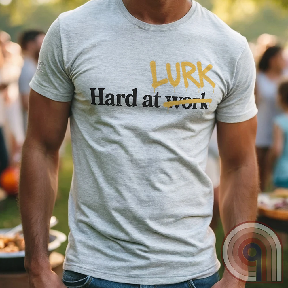 Hard at W̶o̶r̶k LURK Graffiti Tee