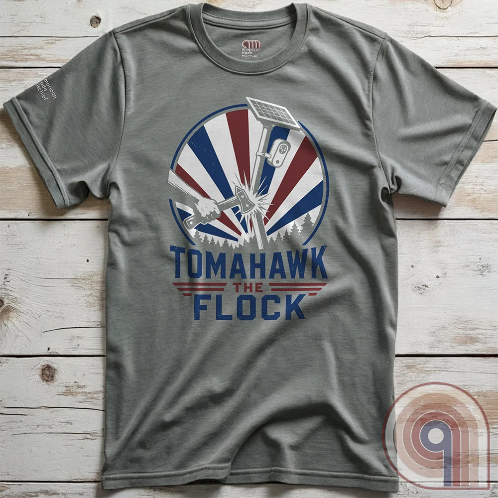 Tomahawk The Flock - Anti-Surveillance State T-Shirt