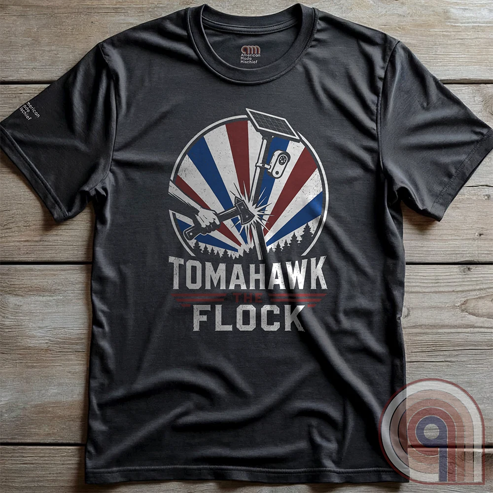 Tomahawk The Flock - Anti-Surveillance State T-Shirt