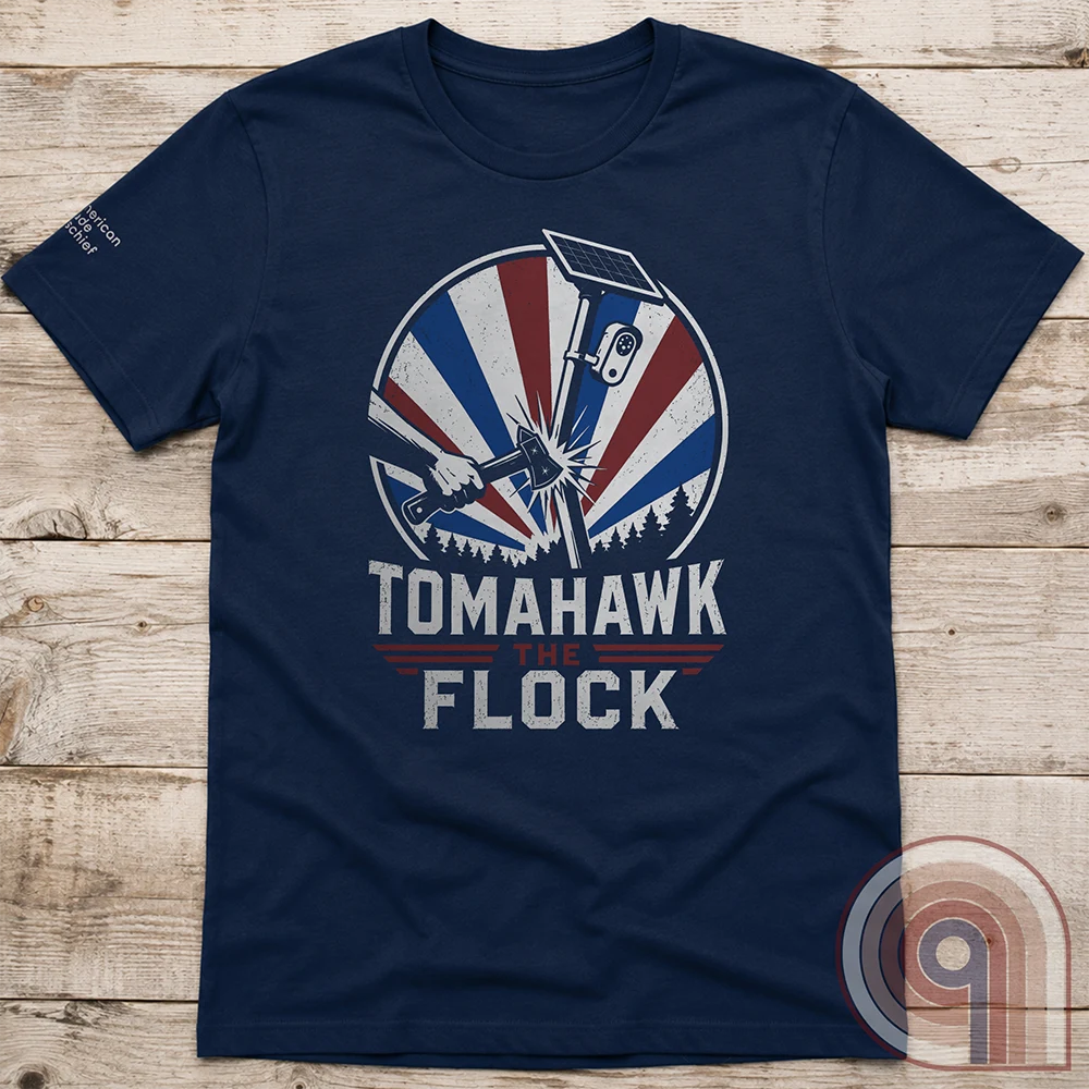 Tomahawk The Flock - Anti-Surveillance State T-Shirt