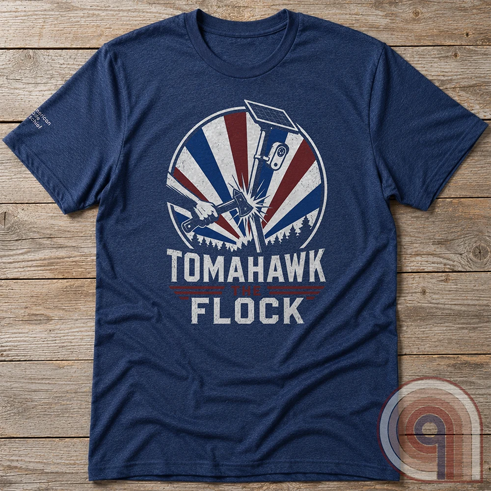 Tomahawk The Flock - Anti-Surveillance State T-Shirt