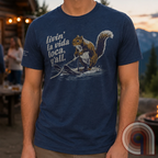 Livin' La Vida Loca - Skiing Squirrel T-Shirt