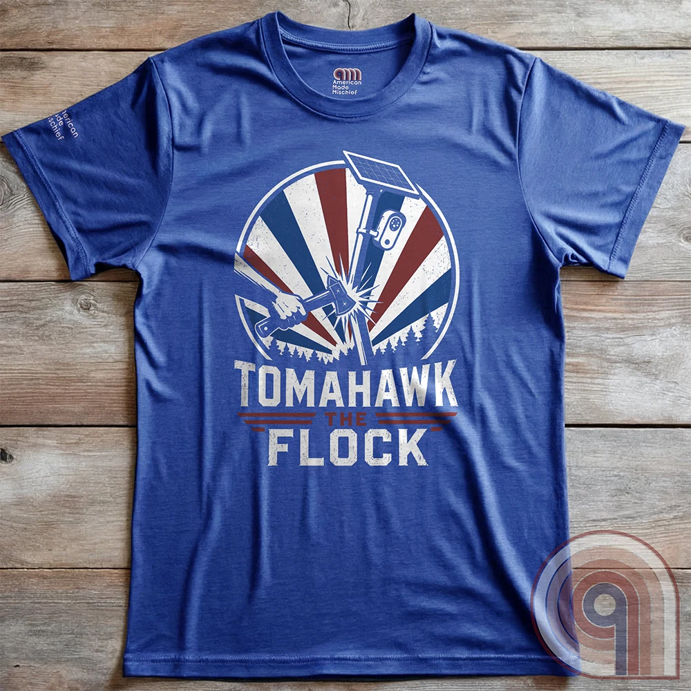 Tomahawk The Flock - Anti-Surveillance State T-Shirt