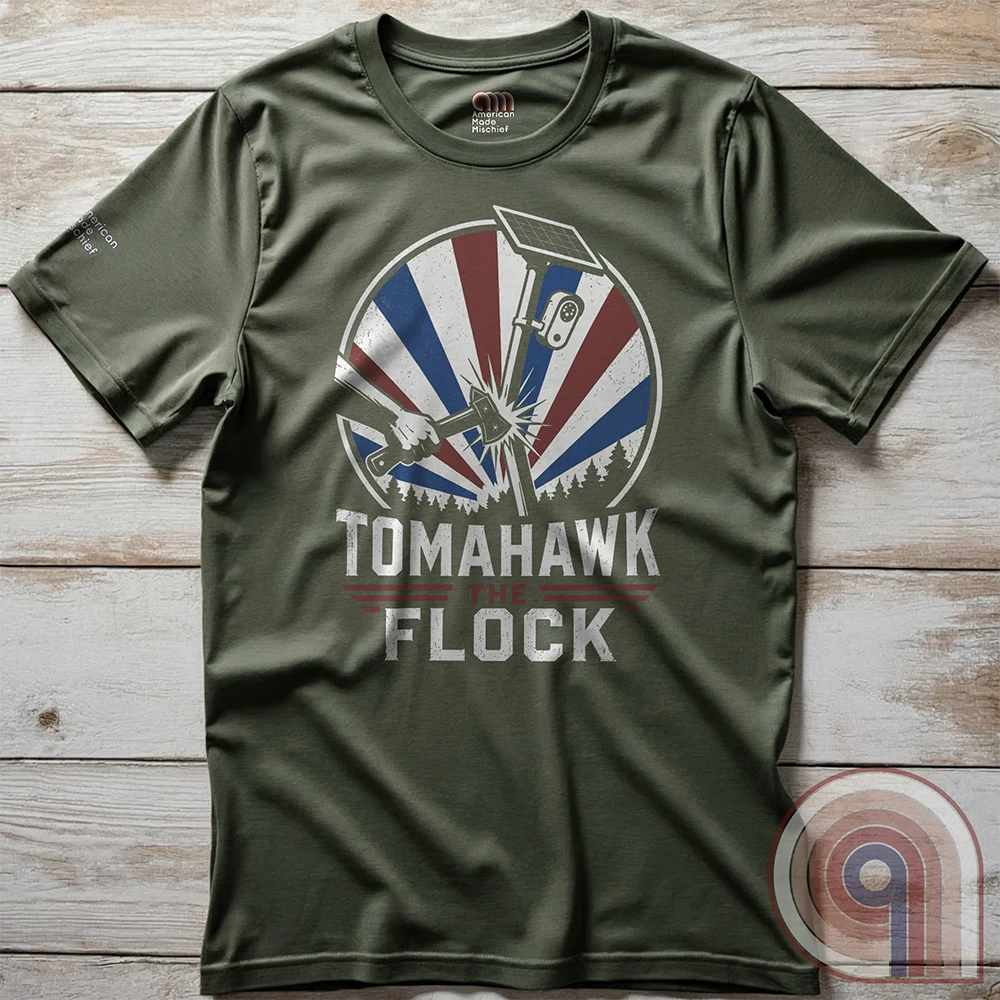 Tomahawk The Flock - Anti-Surveillance State T-Shirt