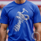 NASA 1986 Challenger Explosion Cross Stitch T-Shirt